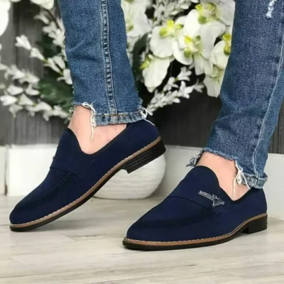 کفش رسمی مردانه کفش تابستانی مردانه بابه با بند قفلی کورچیک - 3910