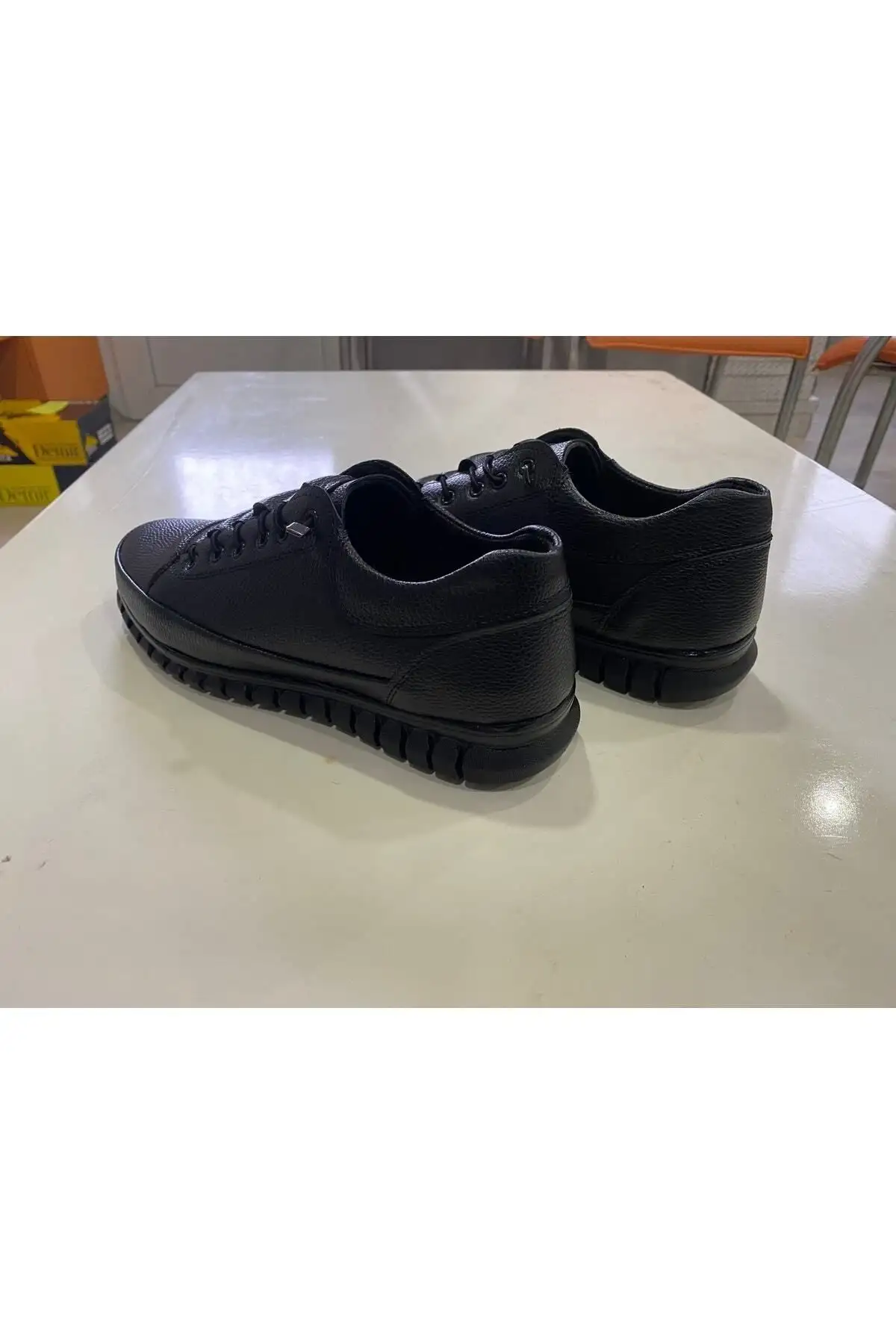 کفش روزمره مردانه  کلاسیک  زمستانی با کفی لاستیکی و کفی ارتوپدیک AT1 - 4645 کفش روزمره مردانه کلاسیک زمستانی با کفی لاستیکی و کفی ارتوپدیک AT1 - 4645