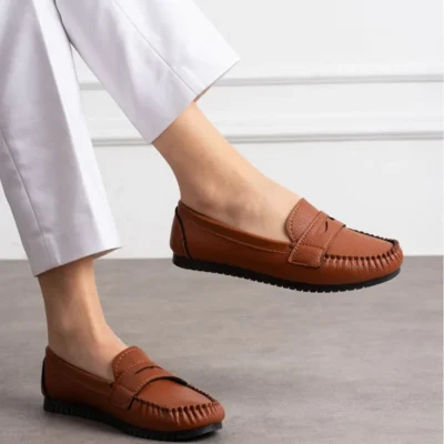 کفش اداری زنانه روزمره سبک و راحت با کفی شیک و ортوپедیک - 4372