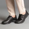 کفش روزمره مردانه زمستانی چرم با ماساژ پاشنه ارتوپدیک - 4809