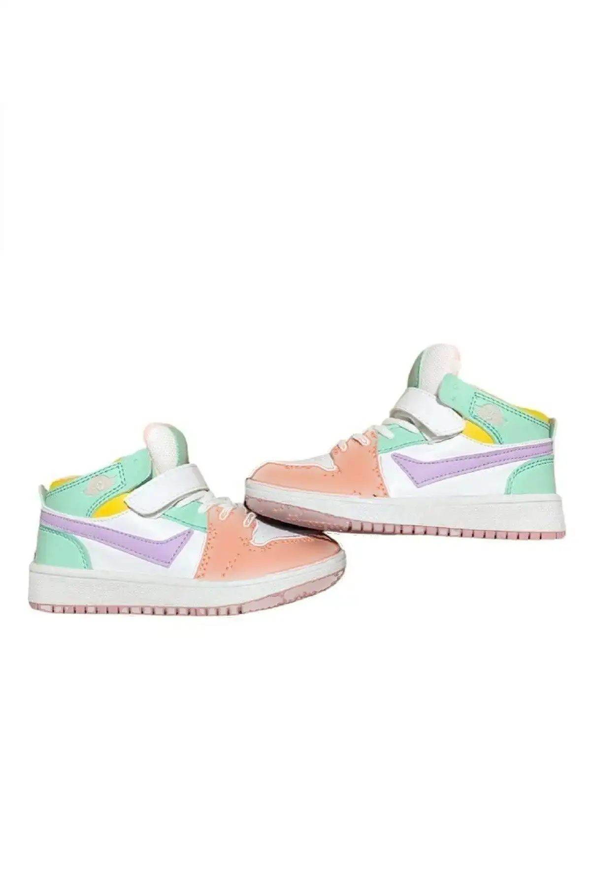 کفش بسکتبال مدل کتانی چسبی کودکانه - 5102 کفش بسکتبال مدل کتانی چسبی کودکانه - 5102