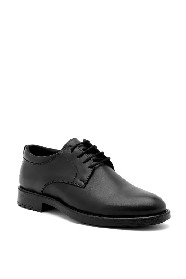 کفش رسمی مردانه کفش مردانه کلاسیک چرم طبیعی سیاه ۳۶-۴۸ - 3900