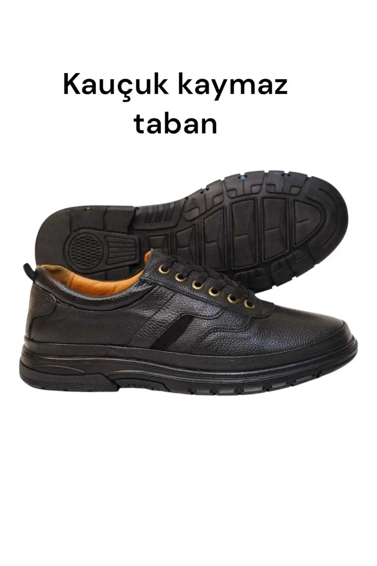 سایز بزرگ مردانه کفش مردانه چرمی، چرمی اصل، بند دار، دارای زیره ضدلغزش و کفی ارتوپدی ژلی - 3485 سایز بزرگ مردانه کفش مردانه چرمی، چرمی اصل، بند دار، دارای زیره ضدلغزش و کفی ارتوپدی ژلی - 3485