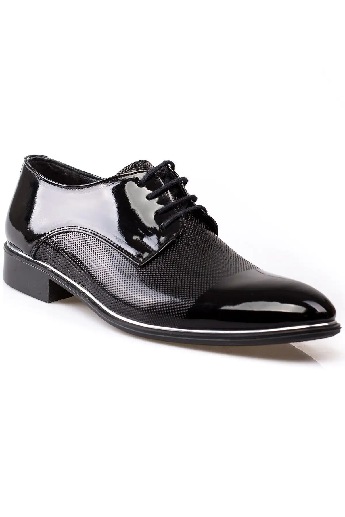 کفش رسمی مردانه   کلاسیک مشکی چرم براق - 4767 کفش رسمی مردانه کلاسیک مشکی چرم براق - 4767