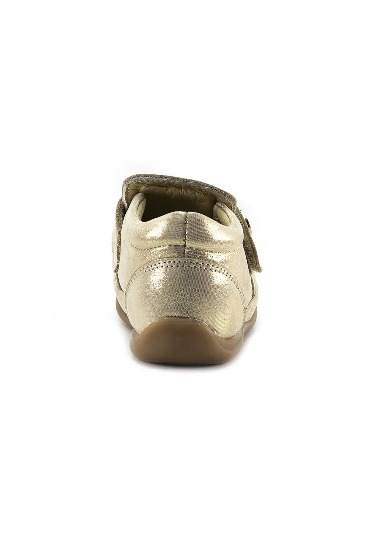 بوت بچگانه بوت اولین قدم ارتوپدی دخترانه با رویه چرم و رنگ بژ براق - 3414 بوت بچگانه بوت اولین قدم ارتوپدی دخترانه با رویه چرم و رنگ بژ براق - 3414