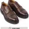 کفش رسمی مردانه کلاسیک چرم طبیعی با کفی ضخیم - 5378