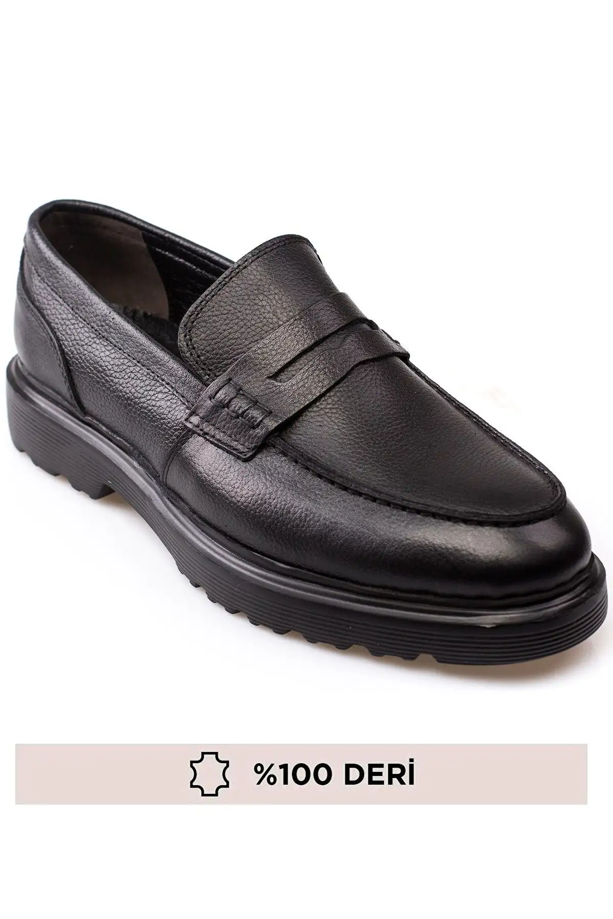 کفش رسمی مردانه   مدل لوفر، بدون بند، با زیره EVA، چرم طبیعی و زیره ضخیم - 4007 کفش رسمی مردانه مدل لوفر، بدون بند، با زیره EVA، چرم طبیعی و زیره ضخیم - 4007