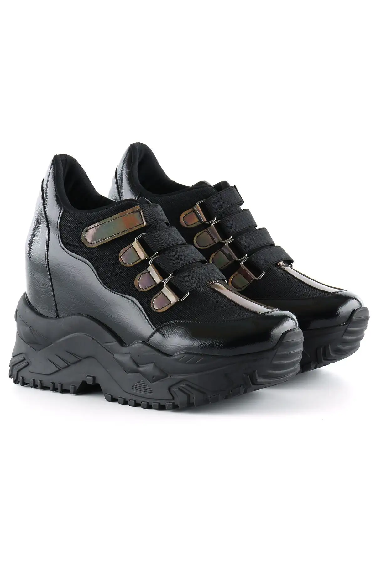 کفش پاشنه بلند زنانه  ورزشی مخفی پاشنه الکساندریا سیاه - 5115 کفش پاشنه بلند زنانه ورزشی مخفی پاشنه الکساندریا سیاه - 5115