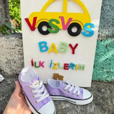 کفش بچگانه کتانی لیلا کتن (راحت/گسترده) - 3586