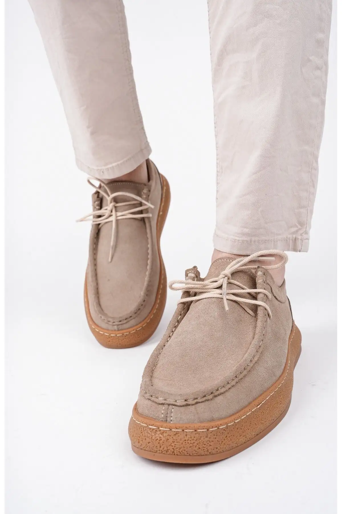 کفش روزمره مردانه کلاسیک سانچز با رویه چرم طبیعی و طراحی اورتوپدیک با بند - 4011 کفش روزمره مردانه کلاسیک سانچز با رویه چرم طبیعی و طراحی اورتوپدیک با بند - 4011