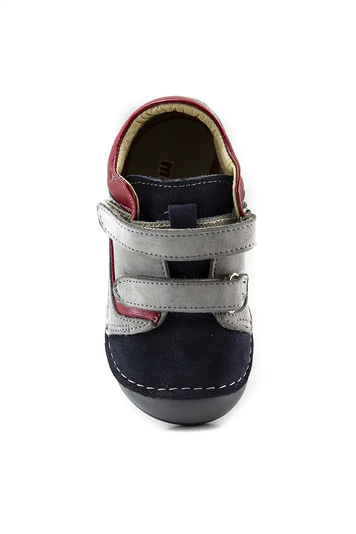 بوت بچگانه کفش بوت ارتوپدی پسرانه نخستین قدم با رنگ سرمهای و خاکستری - 3406 بوت بچگانه کفش بوت ارتوپدی پسرانه نخستین قدم با رنگ سرمهای و خاکستری - 3406