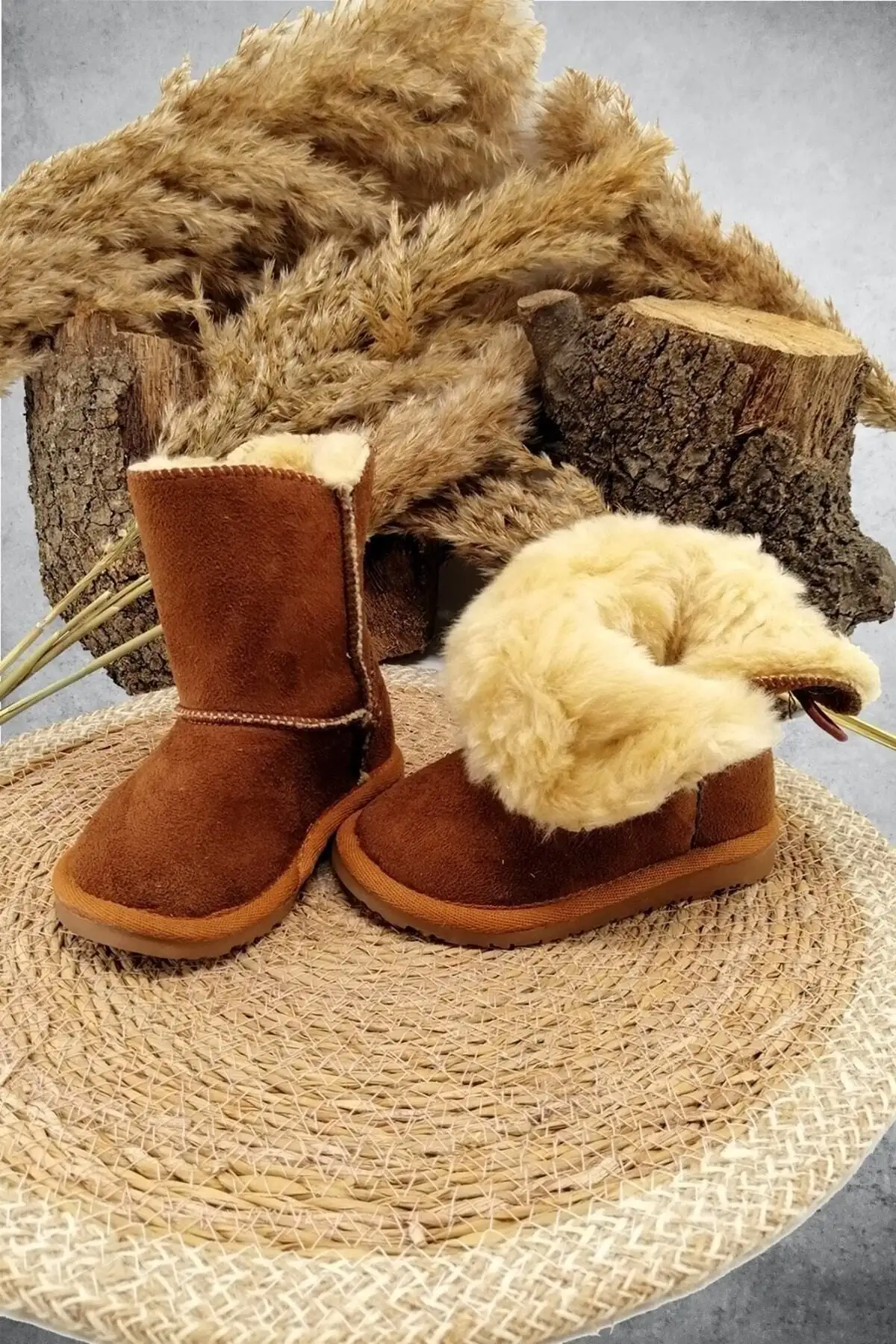 کفش پسرانه بوت کودک با داخل پشمی، بوت سوئدی - 4492 کفش پسرانه بوت کودک با داخل پشمی، بوت سوئدی - 4492