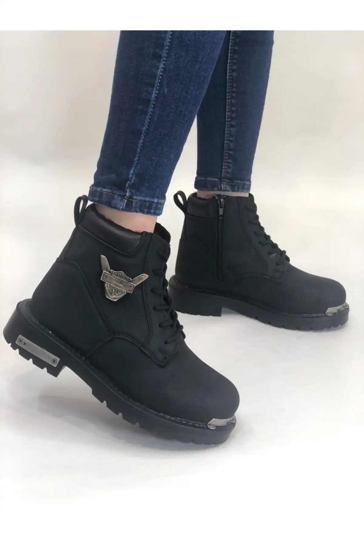 بوت مردانه بوت سیاه unisex مدل Scr06hd - 3438 بوت مردانه بوت سیاه unisex مدل Scr06hd - 3438