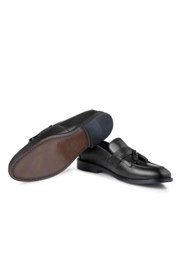 کفش روزمره مردانه 1. کفش کلاسیک مردانه با پاپیون چرم اصل 2. کفش کلاسی loafer 3. کفش ماکوسن - 3942