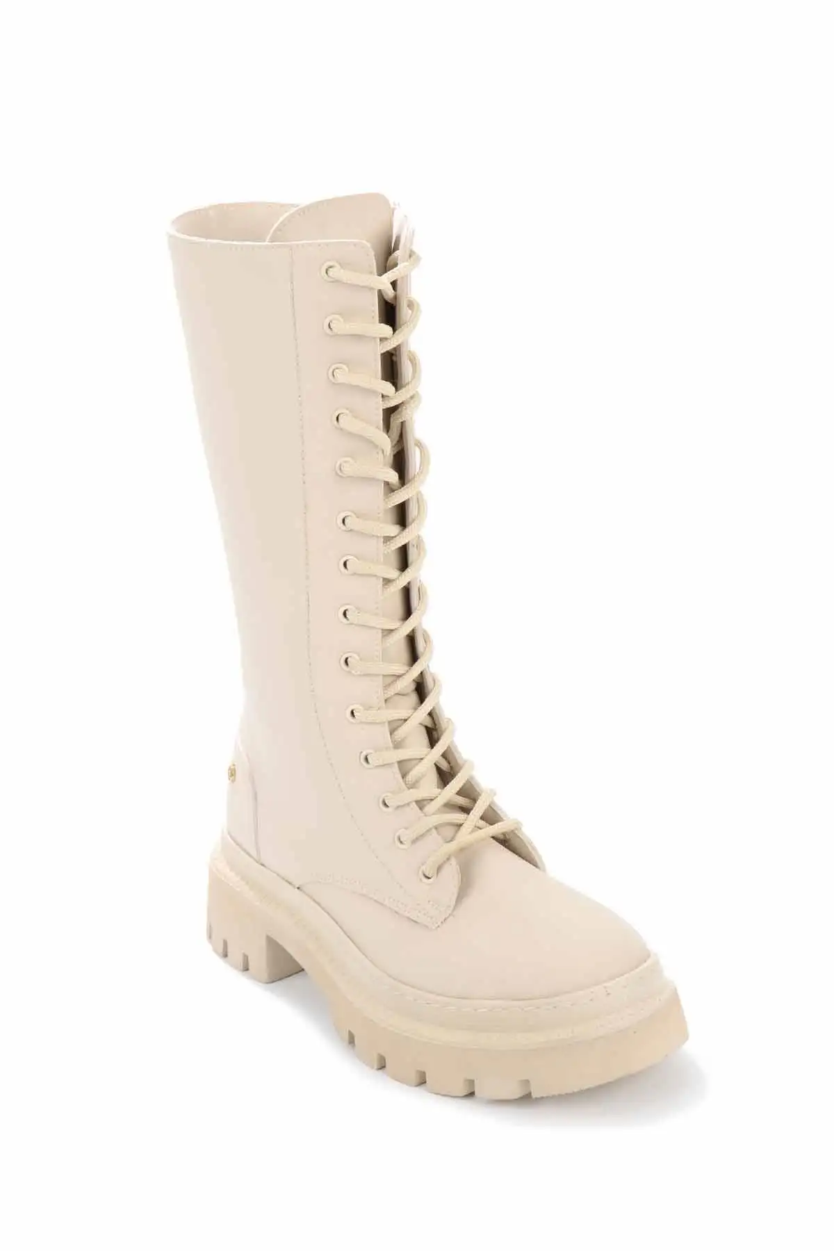 بوت و نیم بوت زنانه ی مات بیج K02538036609 - 5000 بوت و نیم بوت زنانه ی مات بیج K02538036609 - 5000