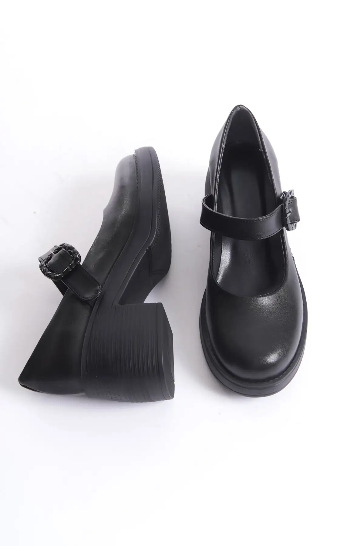 کفش پاشنه بلند زنانه  بالران لوفر  با پاشنه پلتفرم و طراحی خاص، دارای بند و سگک زیبا - 5148 کفش پاشنه بلند زنانه بالران لوفر با پاشنه پلتفرم و طراحی خاص، دارای بند و سگک زیبا - 5148