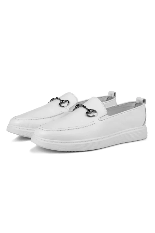 کفش سایز بزرگ مردانه روزمره چرم طبیعی Anchor، loafer، سبک، تابستانی - 5044