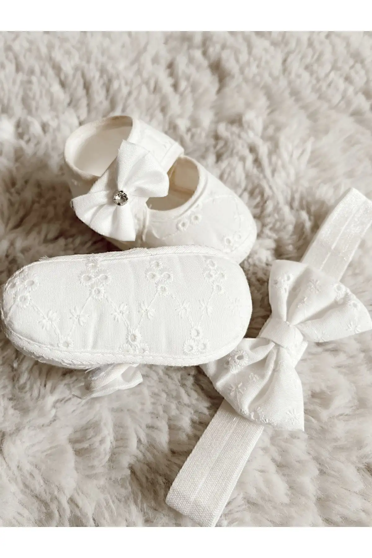 کفش نوزاد دختر پاپوش دخترانه با گل، پاپوش روزمره دخترانه در رنگ کرم برای نوزاد تازه متولد شده - 3309 کفش نوزاد دختر پاپوش دخترانه با گل، پاپوش روزمره دخترانه در رنگ کرم برای نوزاد تازه متولد شده - 3309