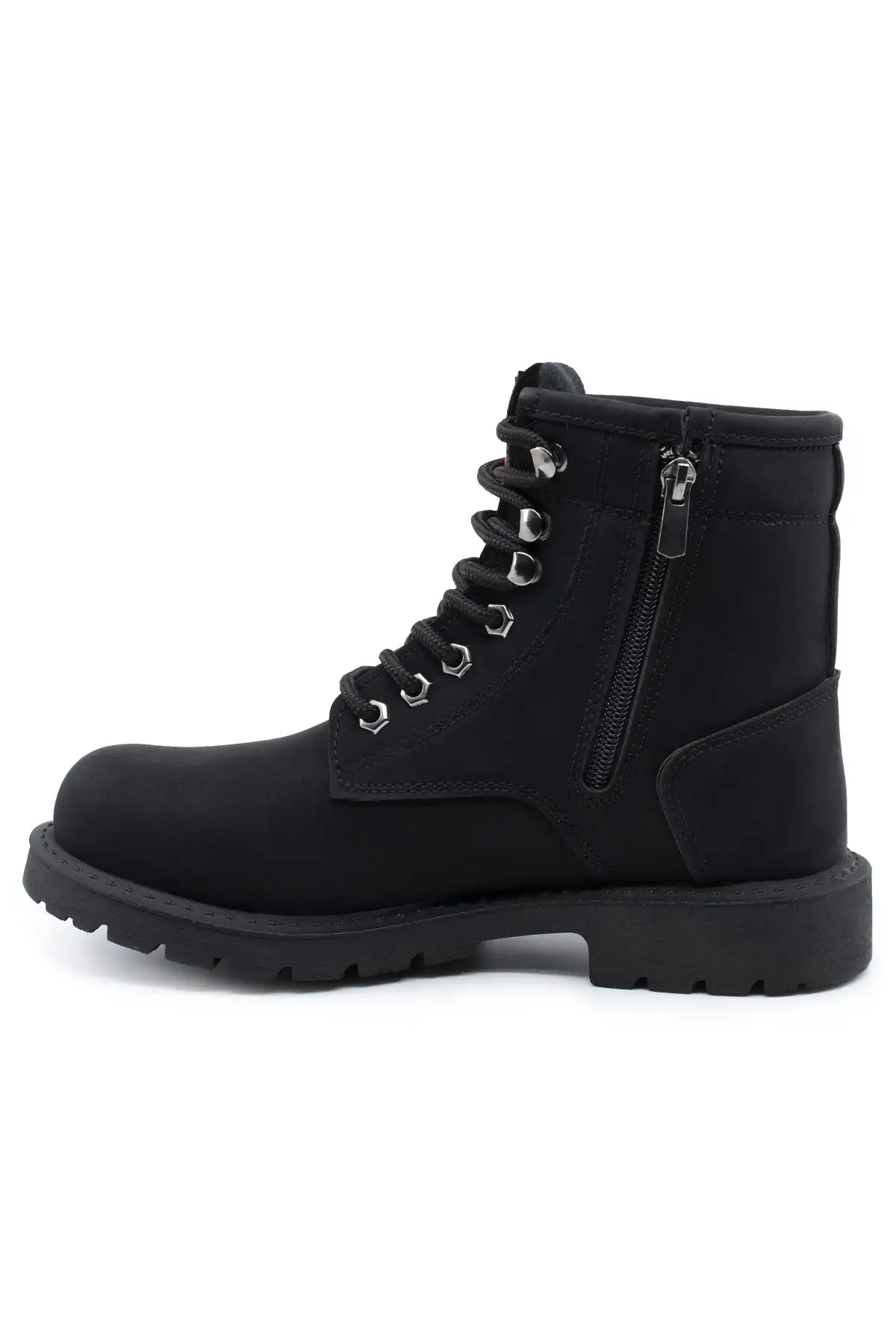 بوت بچگانه چکمههای نخی بارنارد با زیره لاستیکی ضد لغزش و زیپدار (یونیسکس) - 4926 بوت بچگانه چکمههای نخی بارنارد با زیره لاستیکی ضد لغزش و زیپدار (یونیسکس) - 4926