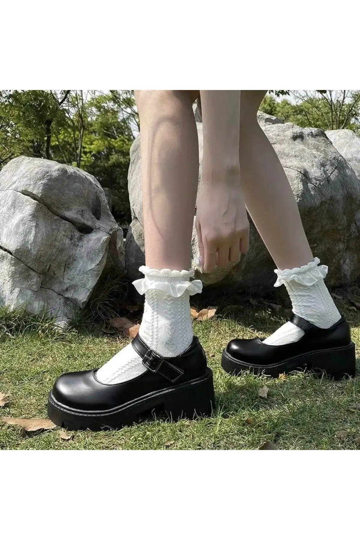 کفش پاشنه بلند زنانه  کالج لولیتا مشکی آکسفورد - 5072 کفش پاشنه بلند زنانه کالج لولیتا مشکی آکسفورد - 5072