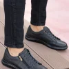 کفش روزمره مردانه اورتپدیک با چرم طبیعی گارانتی D262 - 4781