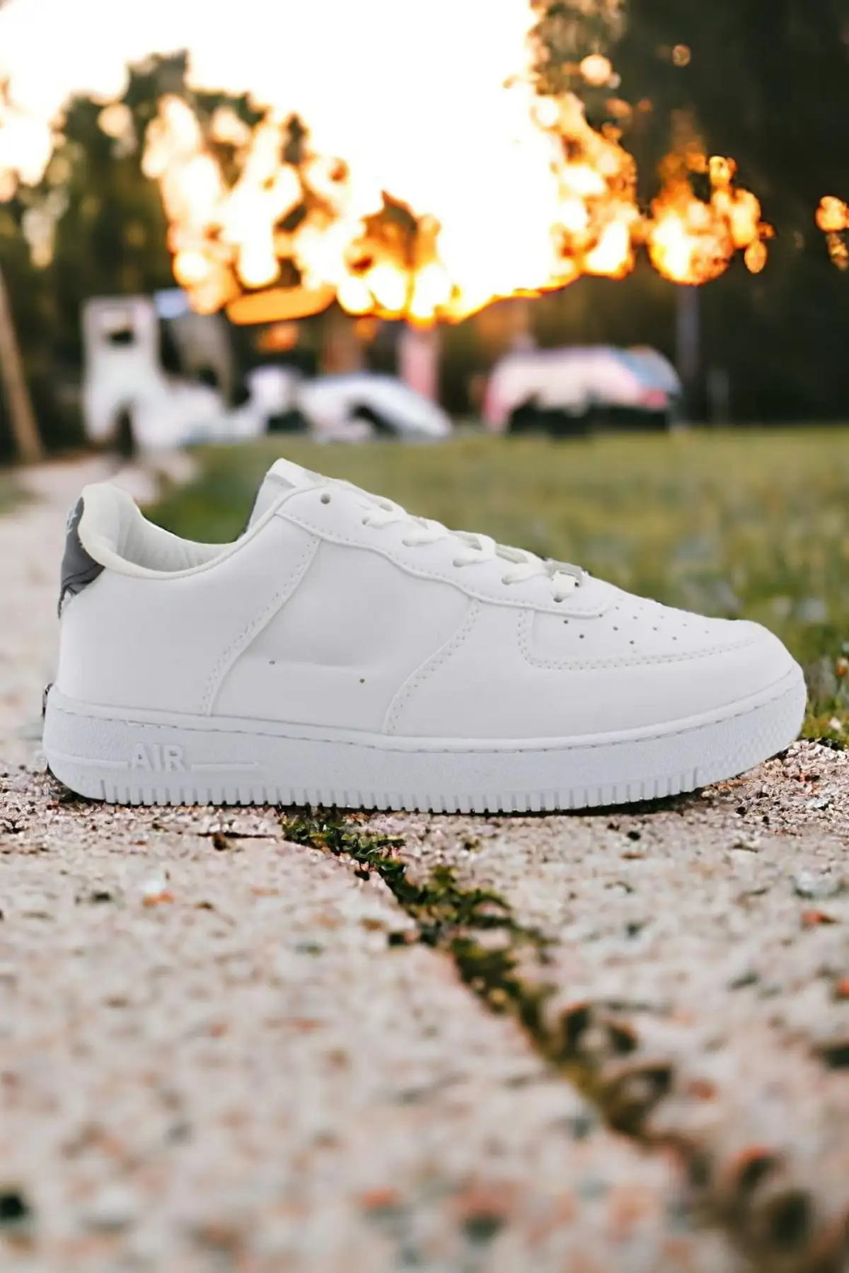 کفش ورزشی کفش ورزشی روزمره یونیسکس سفید-سیاه ایر اسنیکر فورس - 3352 کفش ورزشی کفش ورزشی روزمره یونیسکس سفید-سیاه ایر اسنیکر فورس - 3352