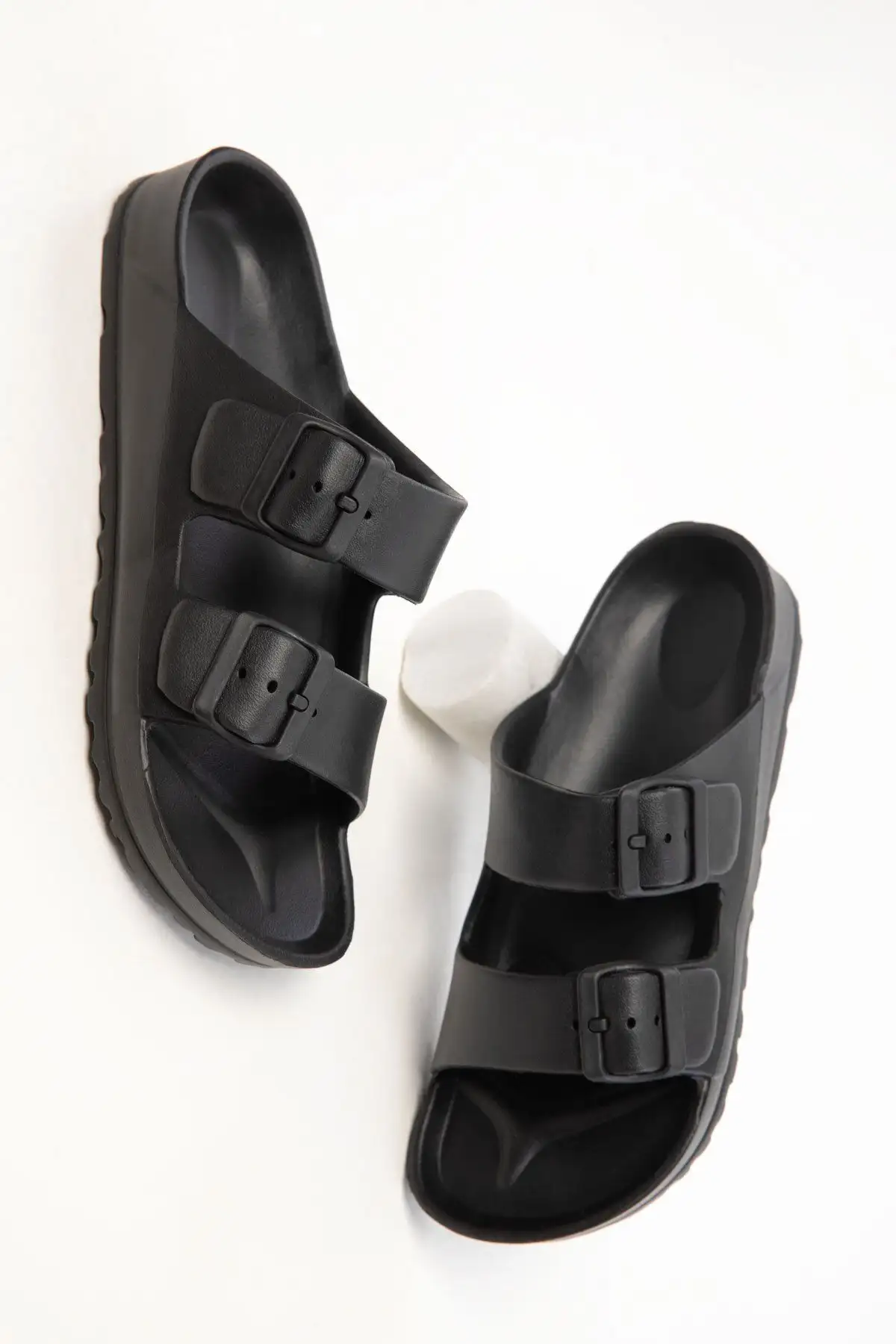 کفش راحتی خانه دمپایی زنانه و مردانه سیاه 16179 - 5271 کفش راحتی خانه دمپایی زنانه و مردانه سیاه 16179 - 5271