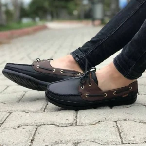 کفش روزمره مردانه ترکیب راحت، کفش چرمی - 3205