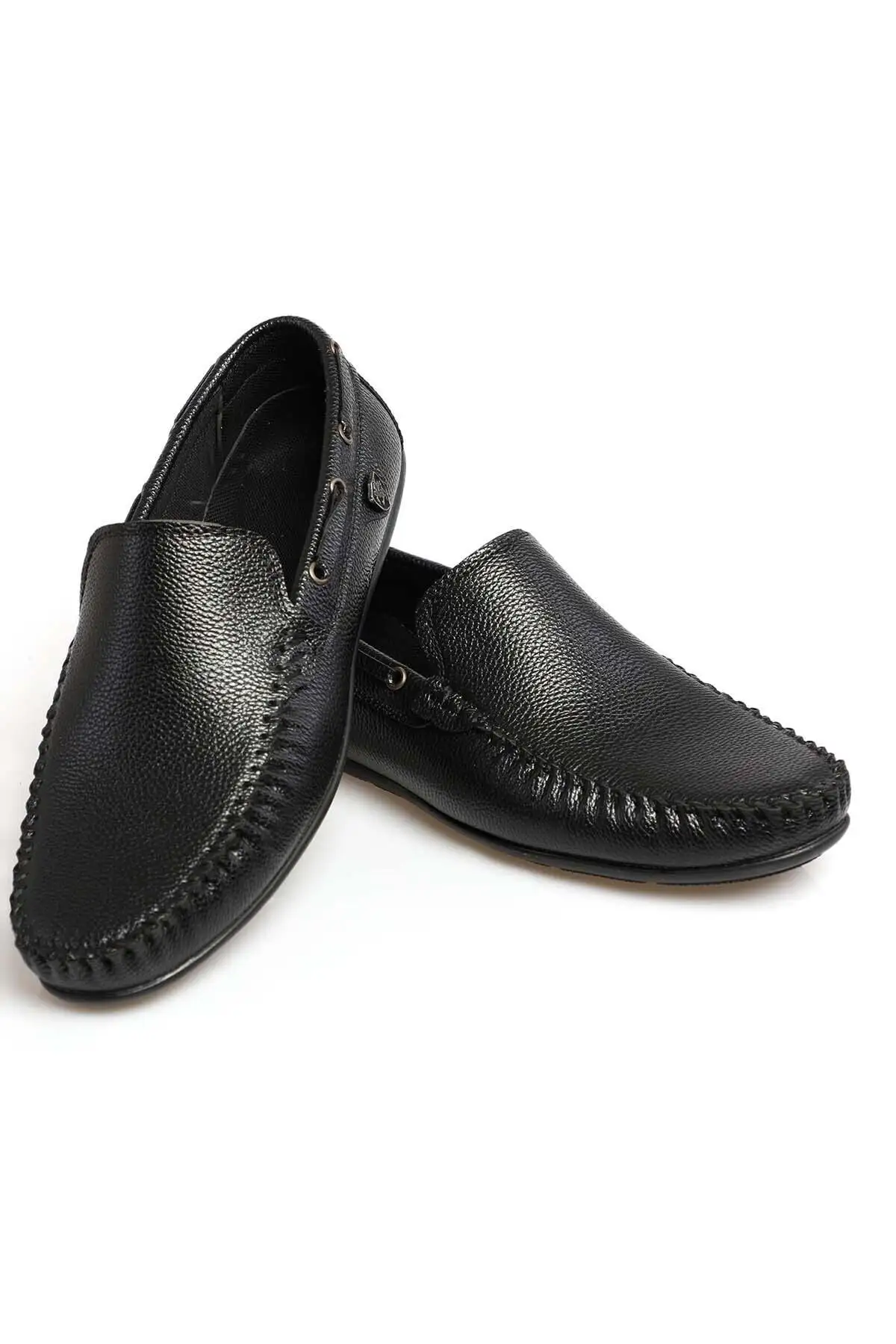 کفش روزمره مردانه  لوفر  مشکی روگ - 5312 کفش روزمره مردانه لوفر مشکی روگ - 5312