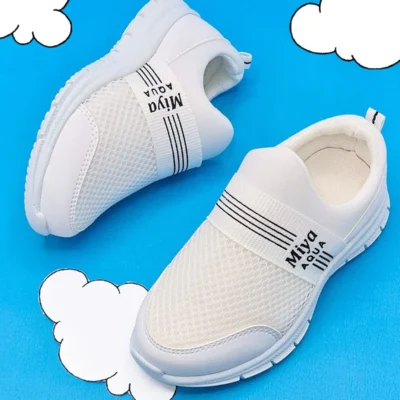 کفش پسرانه کفش اسپرت روزمره تن پوش و انعطاف‌پذیر بدون بند بچگانه تدی (یونیسکس) - 3765