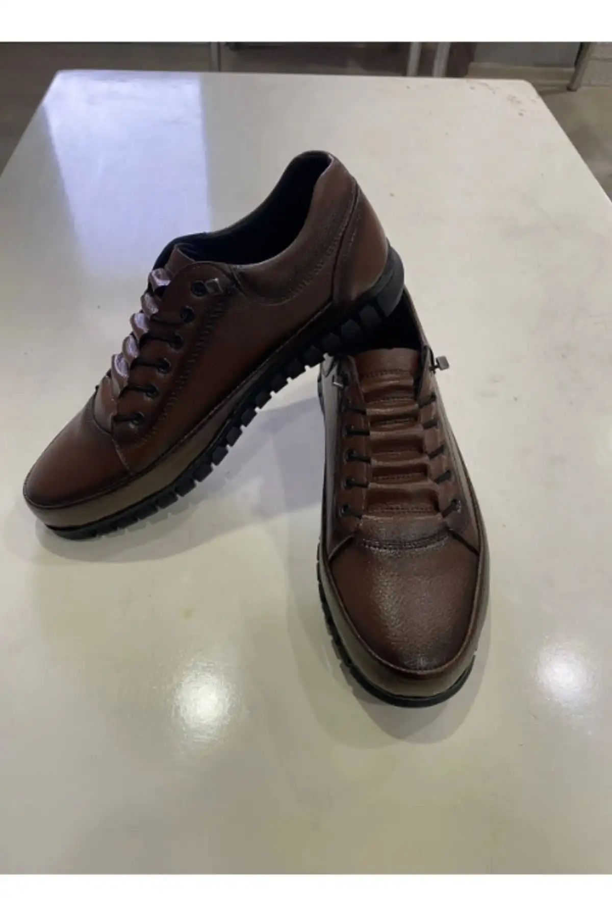 کفش روزمره مردانه   کلاسیک زمستانی با کفی لاستیکی و زیره ارتوپدیک مدل AT1 - 4785 کفش روزمره مردانه کلاسیک زمستانی با کفی لاستیکی و زیره ارتوپدیک مدل AT1 - 4785