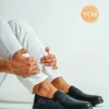 کفش روزمره مردانه چرم طبیعی کاشیور سیاه مدل MRD7-0710 - 4802