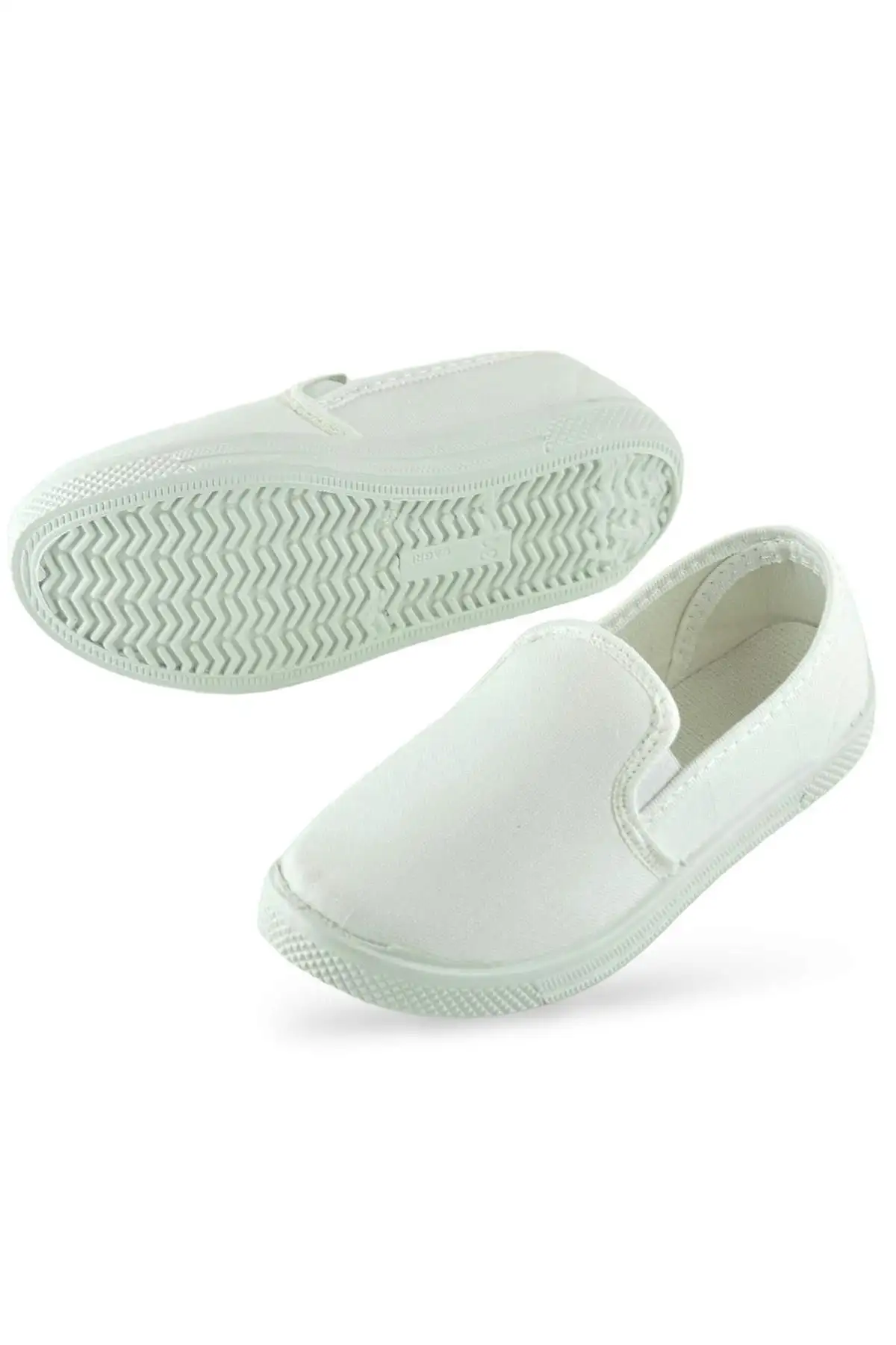 کفش پسرانه کفش اسپرت بچگانه از جنس کتان با رنگ سفید - 3759 کفش پسرانه کفش اسپرت بچگانه از جنس کتان با رنگ سفید - 3759