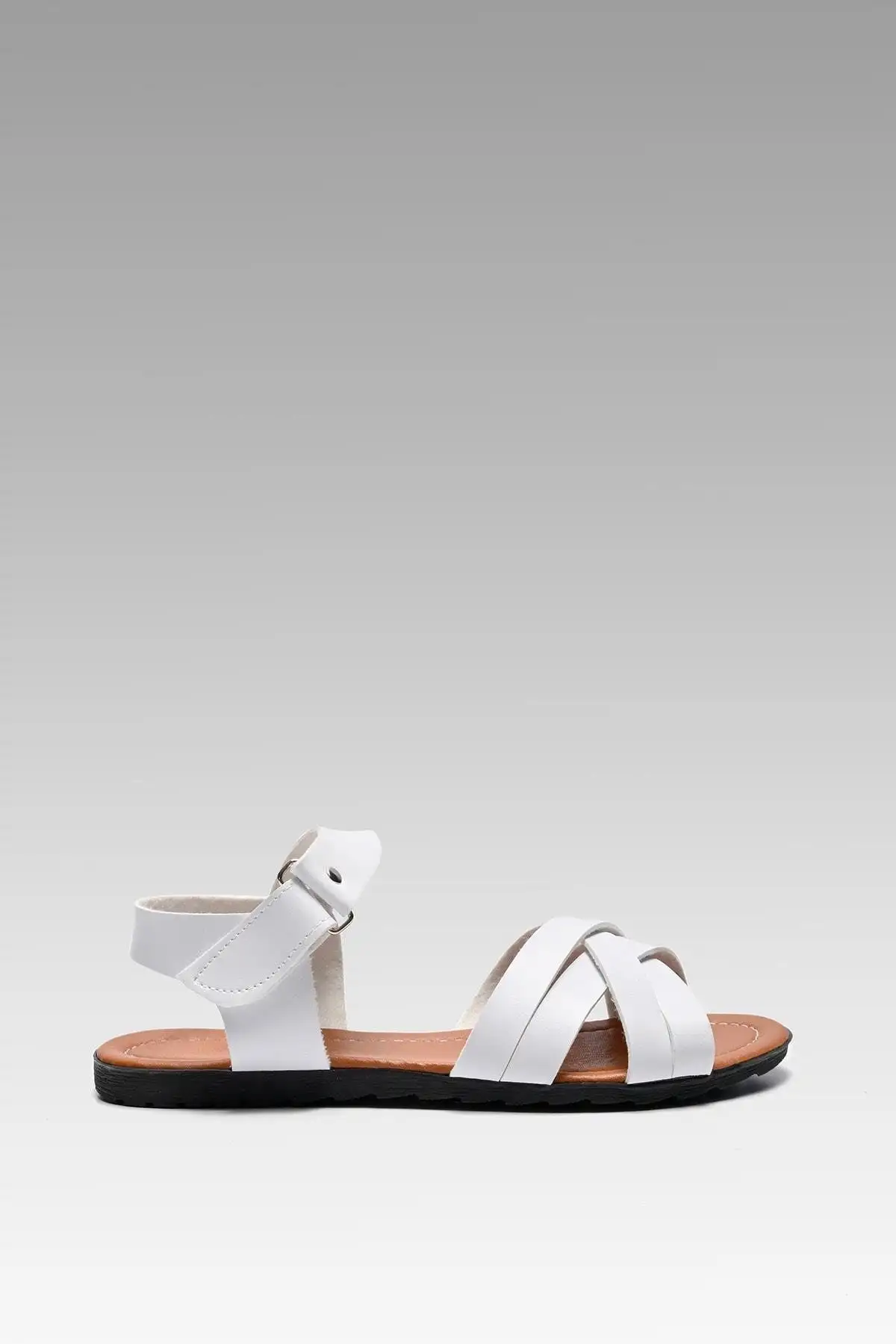 کفش صندل زنانه   چرم سفید BYNDCGL01 - 5403 کفش صندل زنانه چرم سفید BYNDCGL01 - 5403