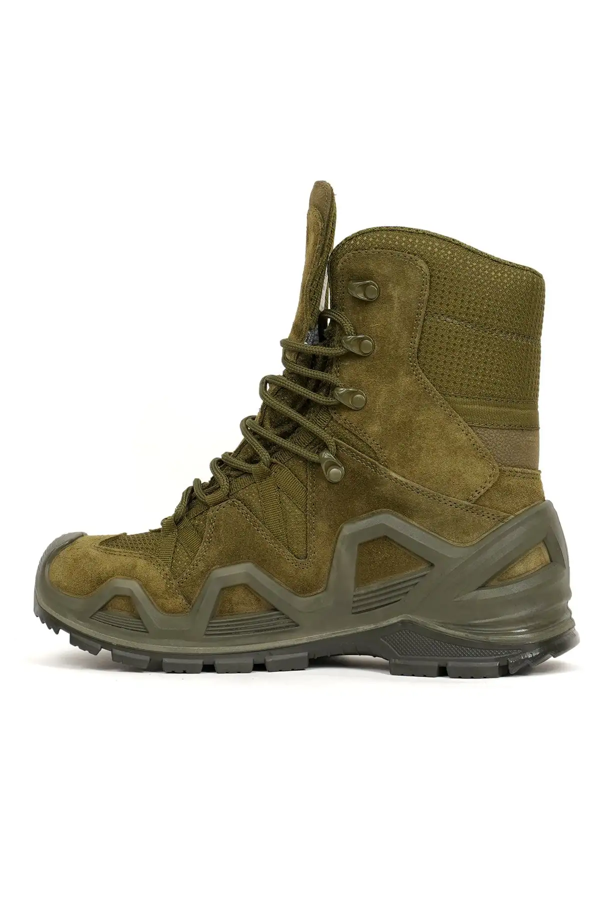 بوت مردانه نگهدارنده X چرم جیر ضد آب بدون زیپ مشکی - 4964 بوت مردانه نگهدارنده X چرم جیر ضد آب بدون زیپ مشکی - 4964