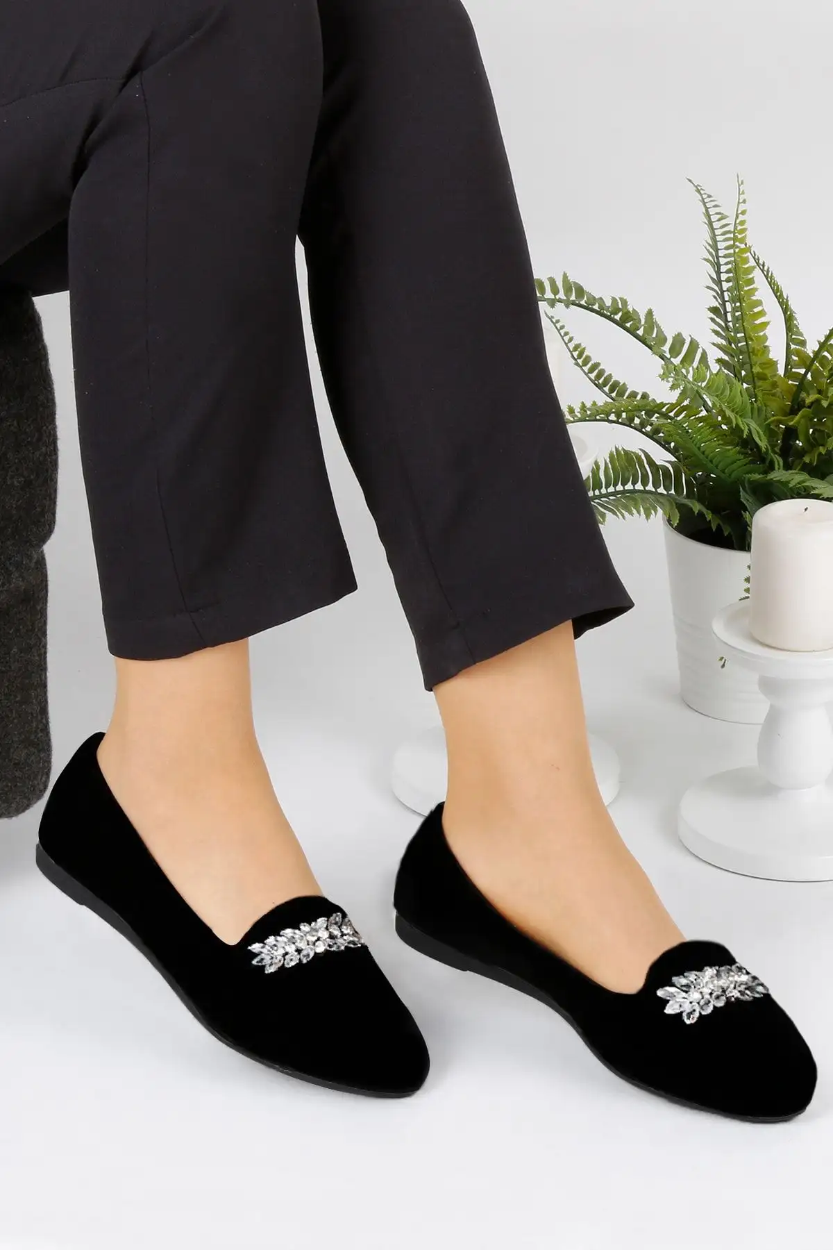 کفش تخت زنانه  روزمره  راحت (بابت) - 5200 کفش تخت زنانه روزمره راحت (بابت) - 5200