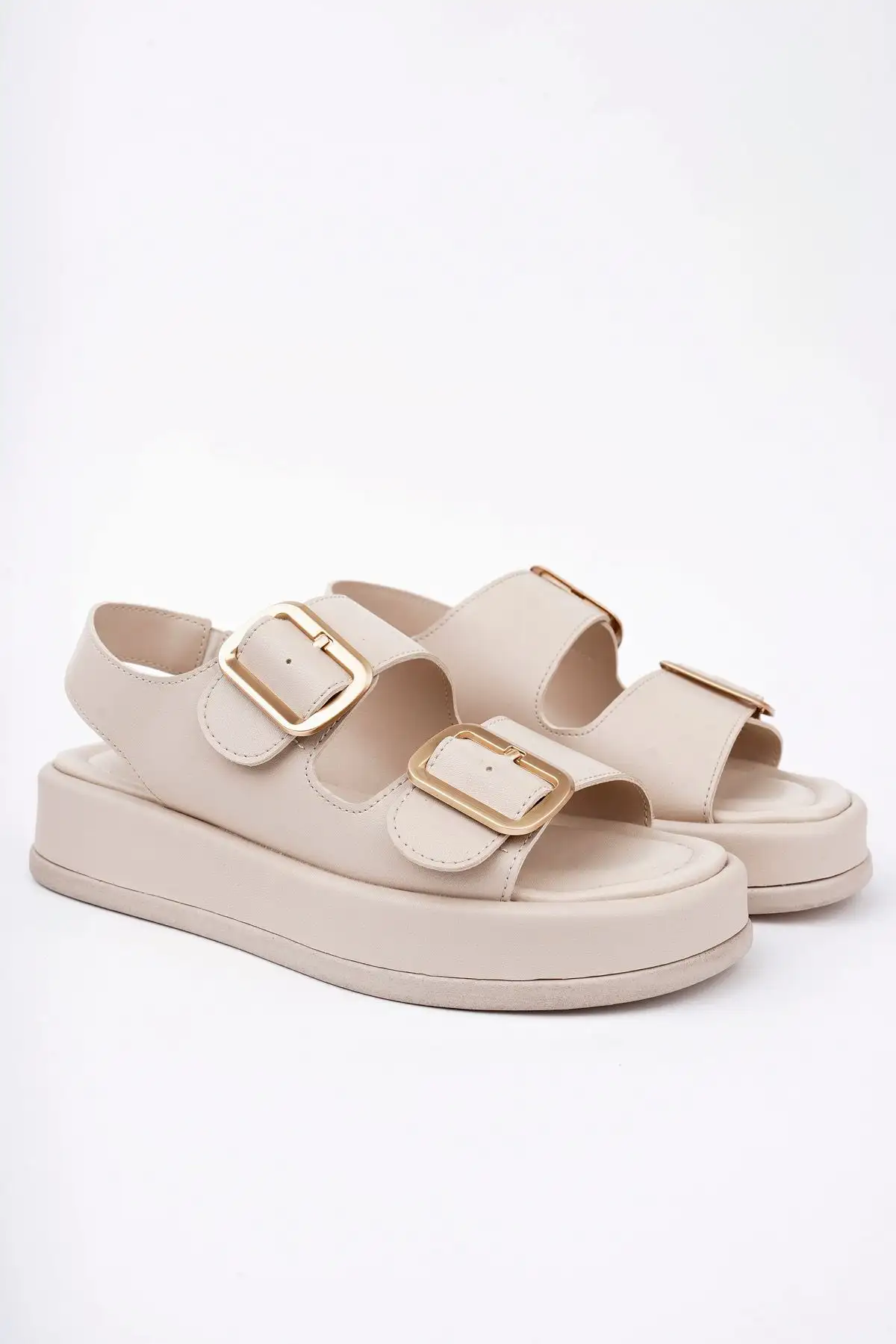 کفش صندل زنانه سندل  با کمربند قابل تنظیم و کشی از پشت، راحت و مناسب برای پوست. - 5317 کفش صندل زنانه سندل با کمربند قابل تنظیم و کشی از پشت، راحت و مناسب برای پوست. - 5317