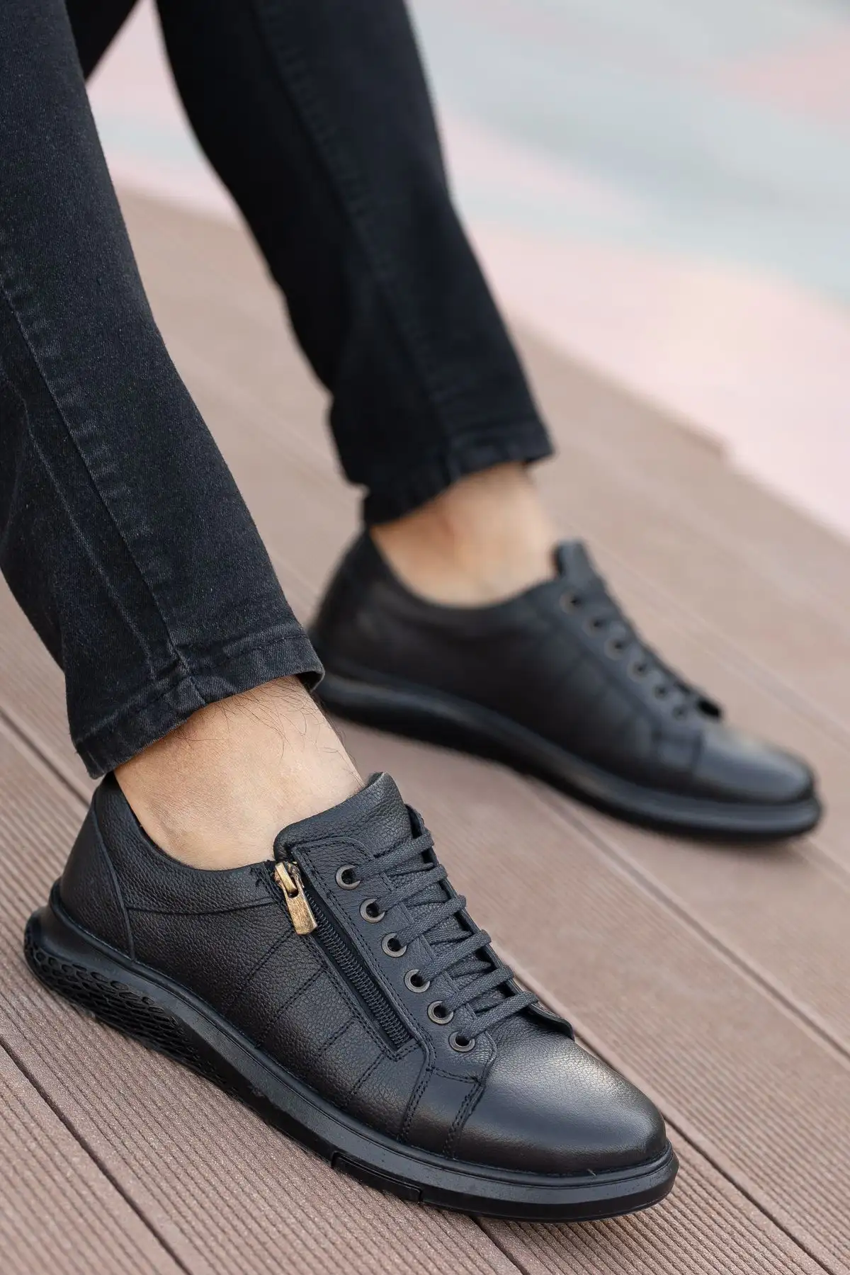 کفش روزمره مردانه   اورتپدیک  با چرم طبیعی گارانتی D262 - 4781 کفش روزمره مردانه اورتپدیک با چرم طبیعی گارانتی D262 - 4781