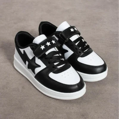 کفش پسرانه کفش ورزشی راحت و کنفور قابل استفاده برای کودکان دختر و پسر - کفش مدرسه - 3724