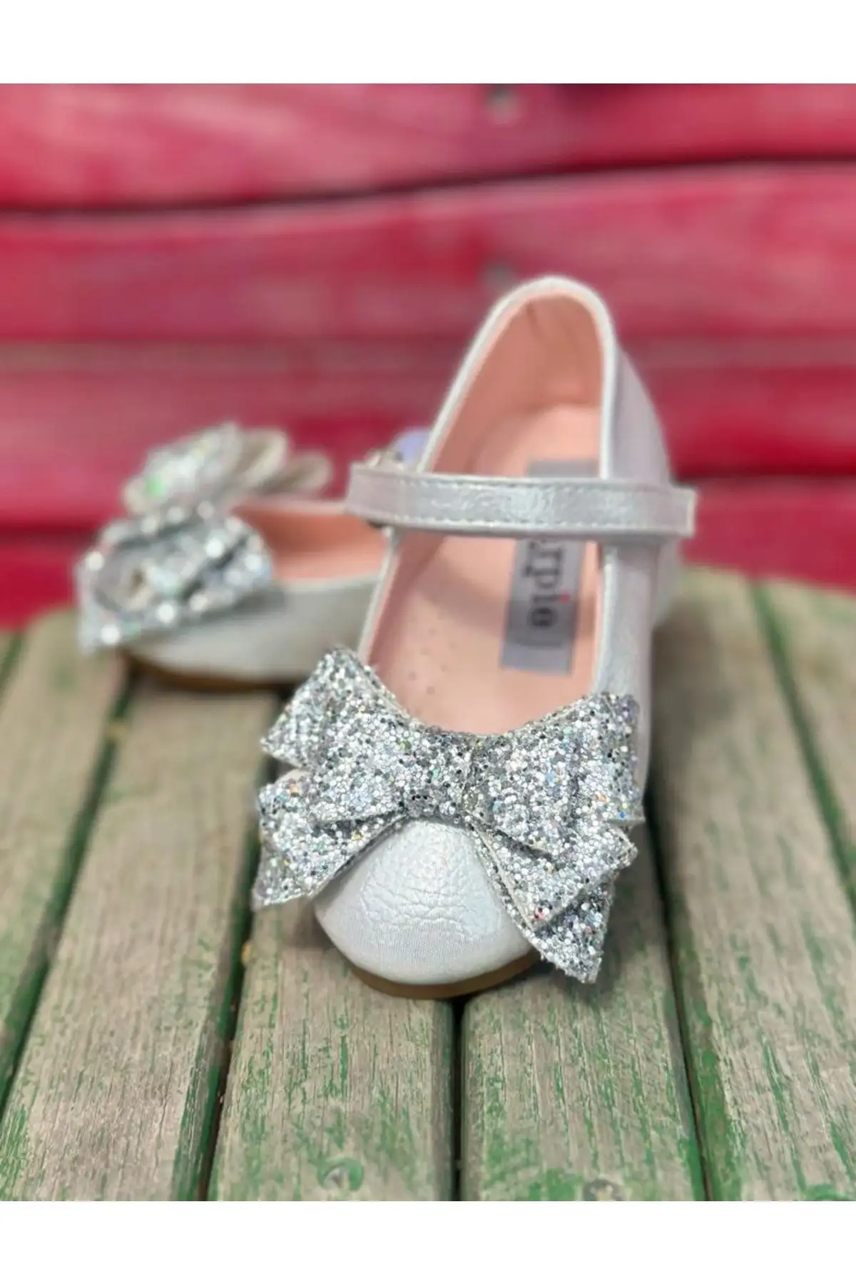 کفش دخترانه  راحتی ortopedik با جزئیات پاپیون و پولک برای دختران کودک - 4554 کفش دخترانه راحتی ortopedik با جزئیات پاپیون و پولک برای دختران کودک - 4554