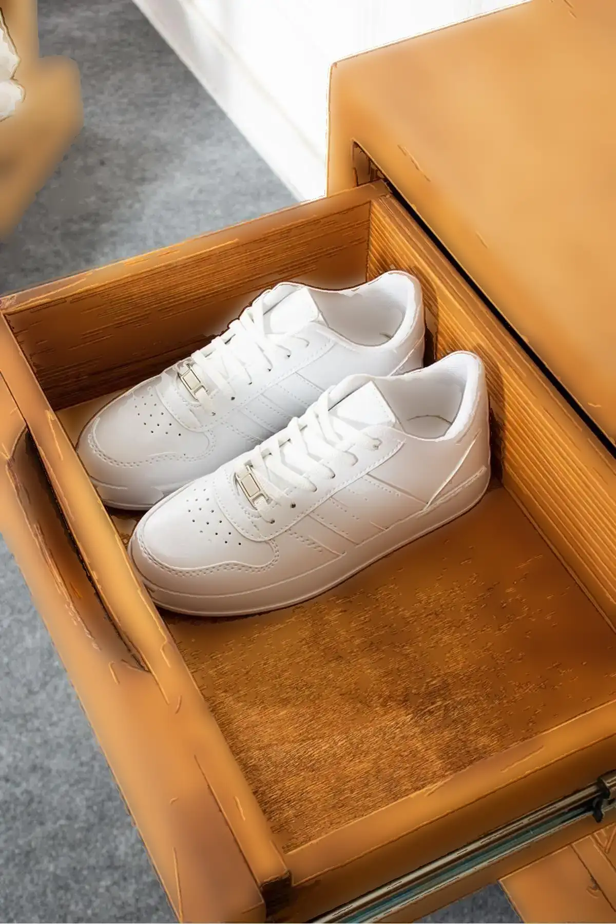 کفش تخت زنانه کفش اسپرت روزمره دو بند Unisex - 3795 کفش تخت زنانه کفش اسپرت روزمره دو بند یونی سکس - 3795