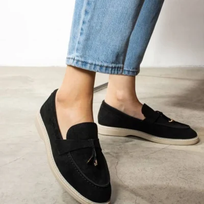 کفش تخت زنانه لوفر سویی مناسب استفاده روزمره - 5440