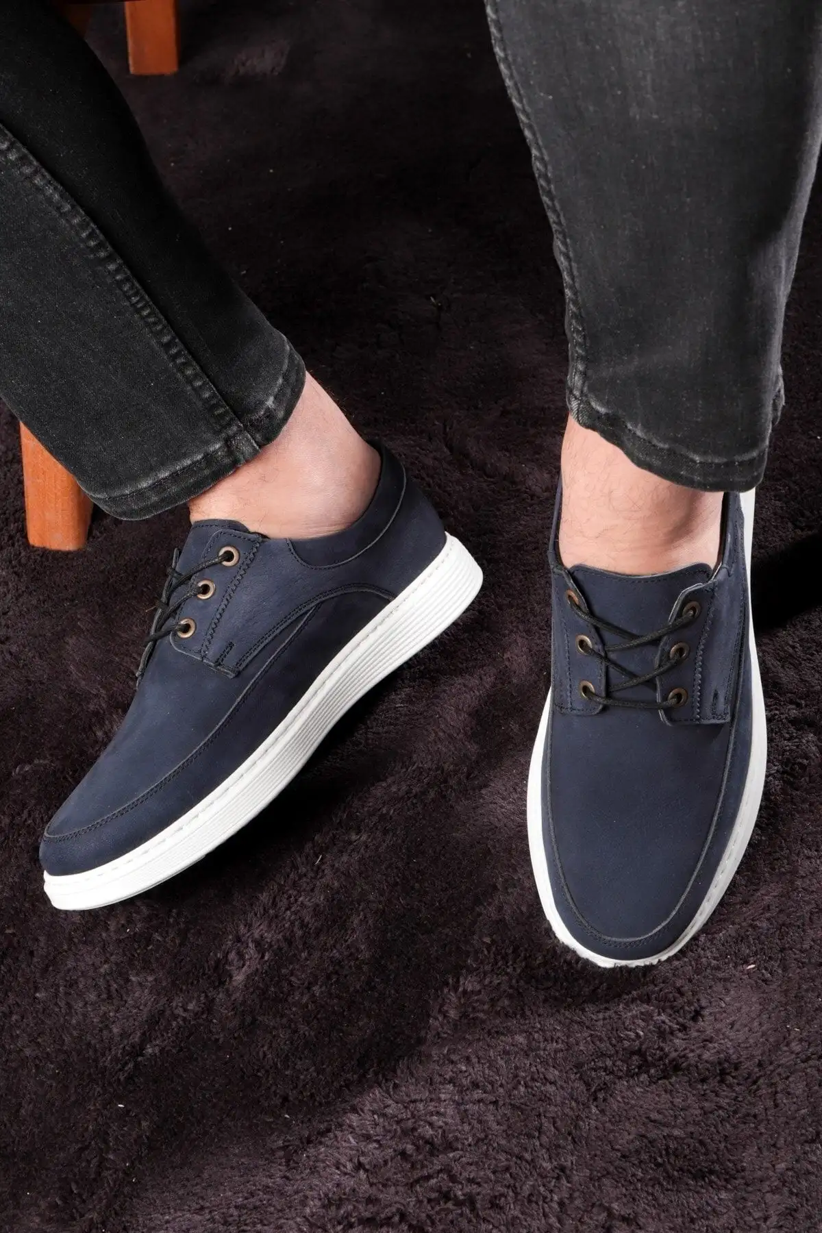 کفش سایز بزرگ مردانه  روزمره  هکیکی از چرم طبیعی،  تابستانی،  سبک - 5043 کفش سایز بزرگ مردانه روزمره هکیکی از چرم طبیعی، تابستانی، سبک - 5043