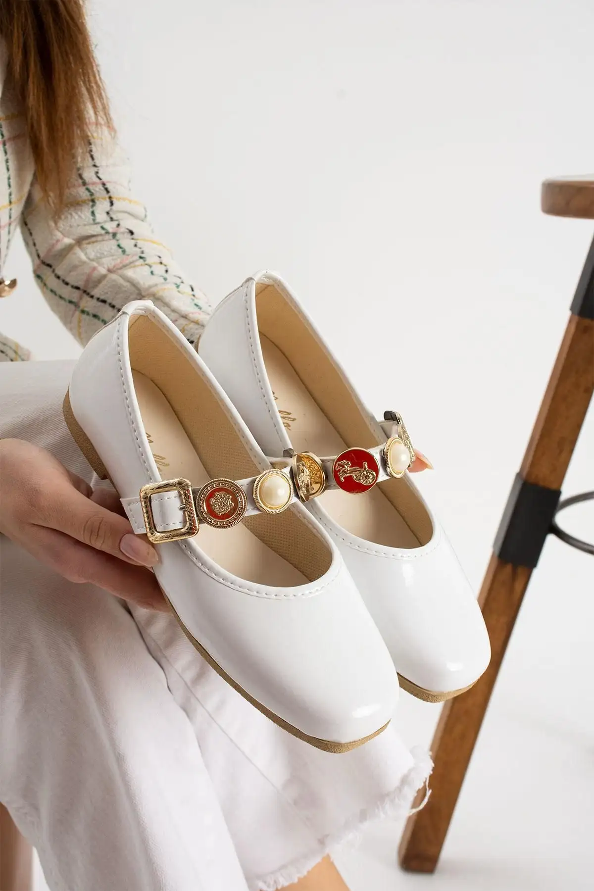 کفش اداری زنانه کفش باله زنانه اورتپدیک، سبک و بی‌صدا، مناسب برای استفاده روزانه، خانه، دفتر و فضای باز. - 3538