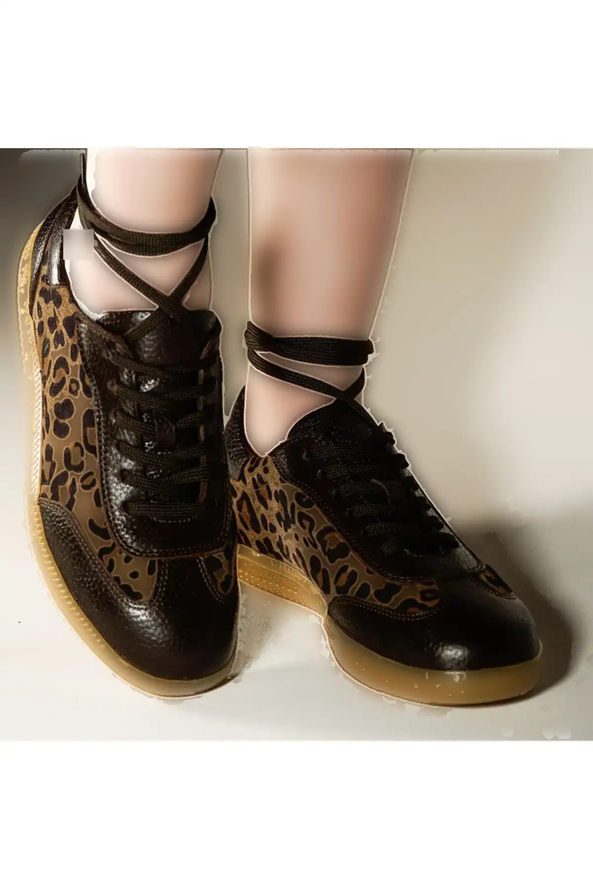 کفش تخت زنانه کفش ورزشی اسپرت چرم طبیعی - 3791 کفش تخت زنانه کفش ورزشی اسپرت چرم طبیعی - 3791