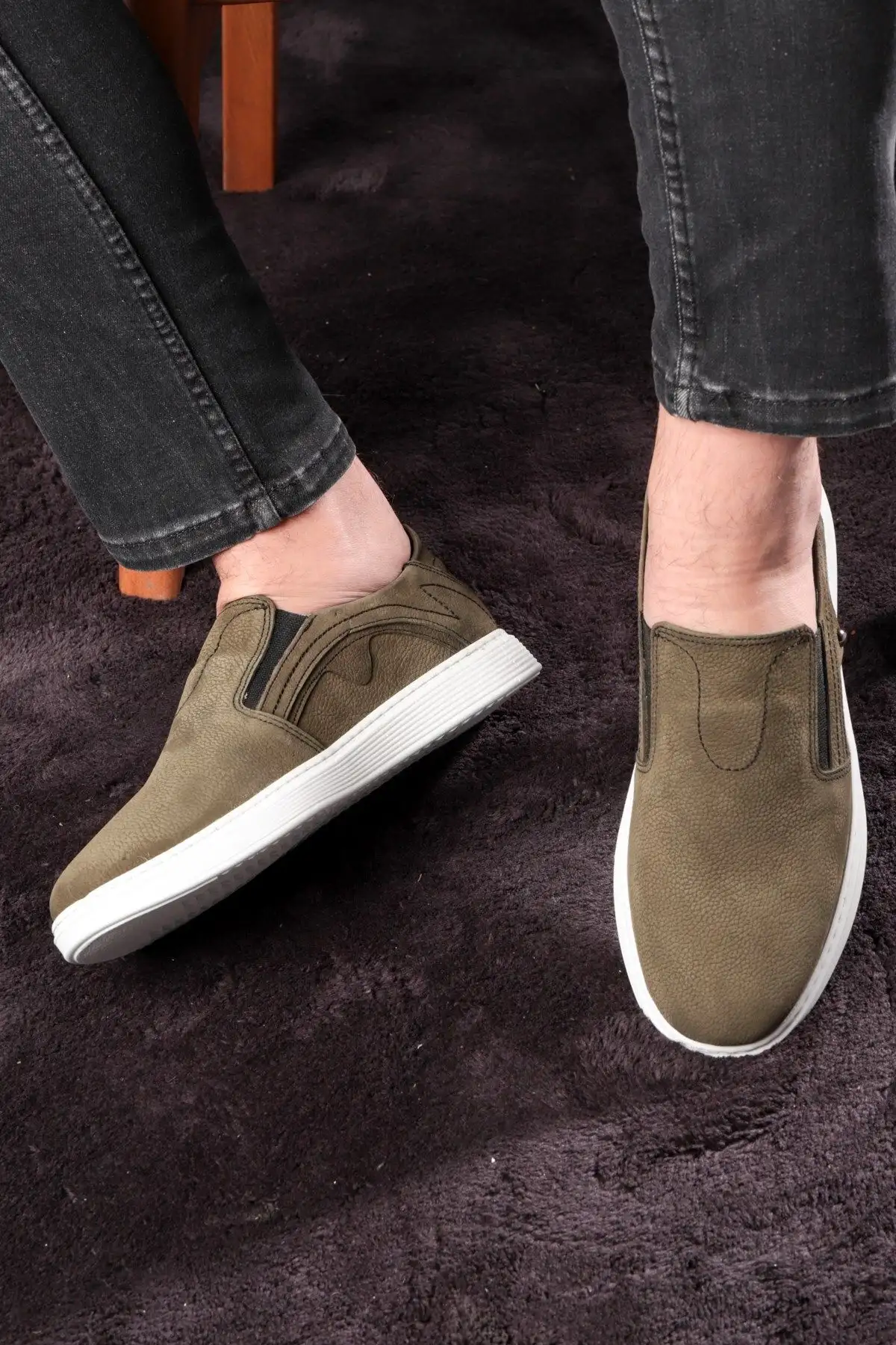 کفش سایز بزرگ مردانه Flloyd روزمره از چرم طبیعی، تابستانی، سبک، لوفر - 5060