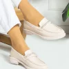 کفش تخت زنانه مریم با جزئیات سنگی - 4550