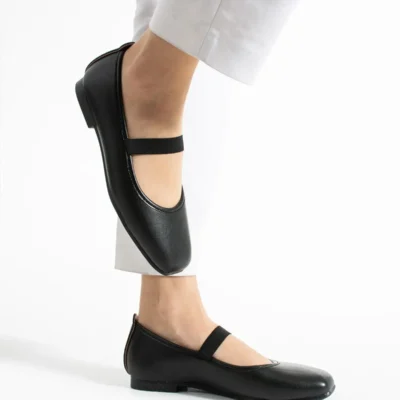 کفش اداری زنانه روزمره قابل پوشیدن از جنس چرم، مدل بیرونی، کفی نرم، مناسب اداره، فصلی - 5077