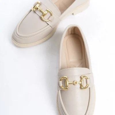 کفش زنانه مکسن کمرنگ با قفل بزرگ، روزمره - 4047