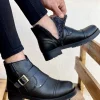 بوت مردانه M1001 بوت زمستانی یقه‌دار ضد آب و ضد سرما با ضمانت، زنانه و مردانه، با زیپ و زیره لاستیکی مقاوم - 3419